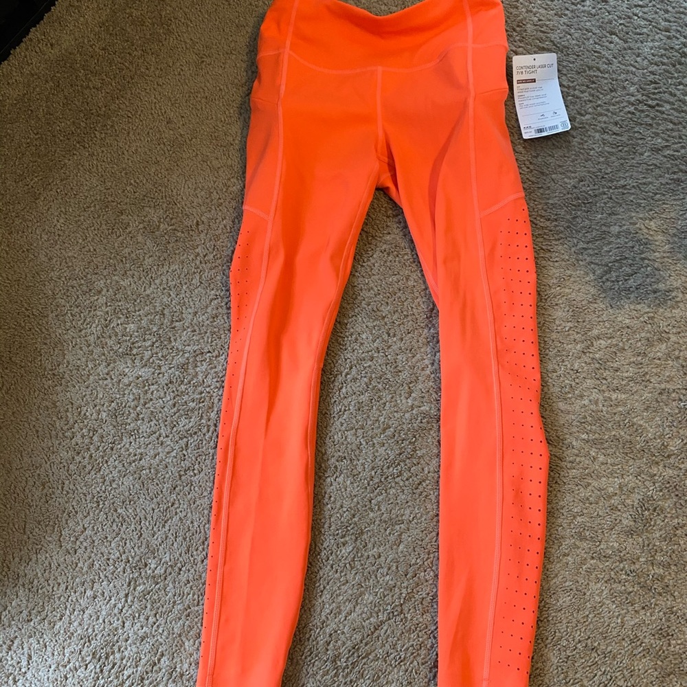NWT Athleta Contender laser cut XXS leggings